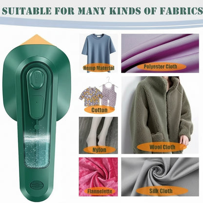 Portable Iron Travel Steamer for Clothes Mini Handheld Press Support Dry And Wet Ironing Small Size Irons Suitable for Outing & Home